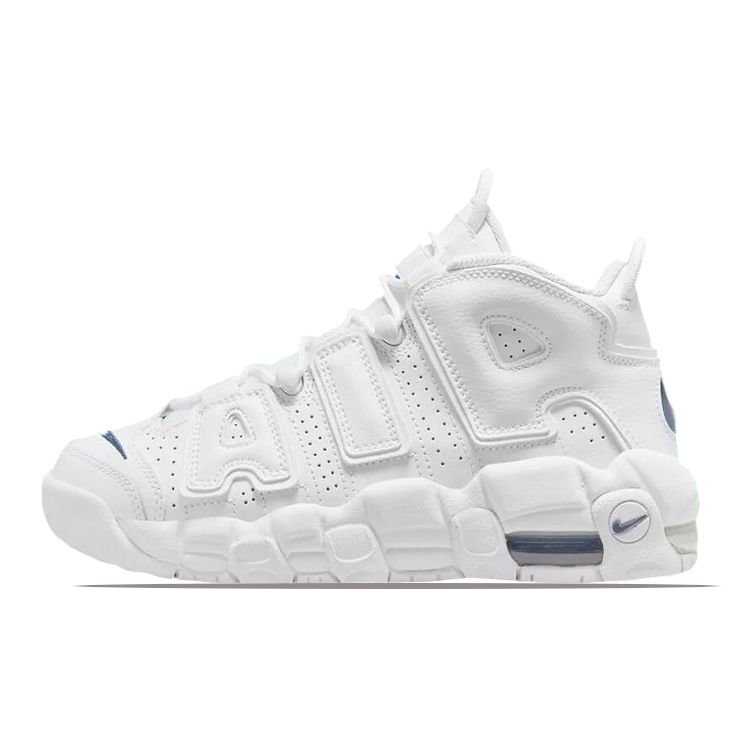 Nike Air More Uptempo GS Weiß Mitternachtsblau Kinder Sneaker DH9719-100 38.5 von Joom DACH