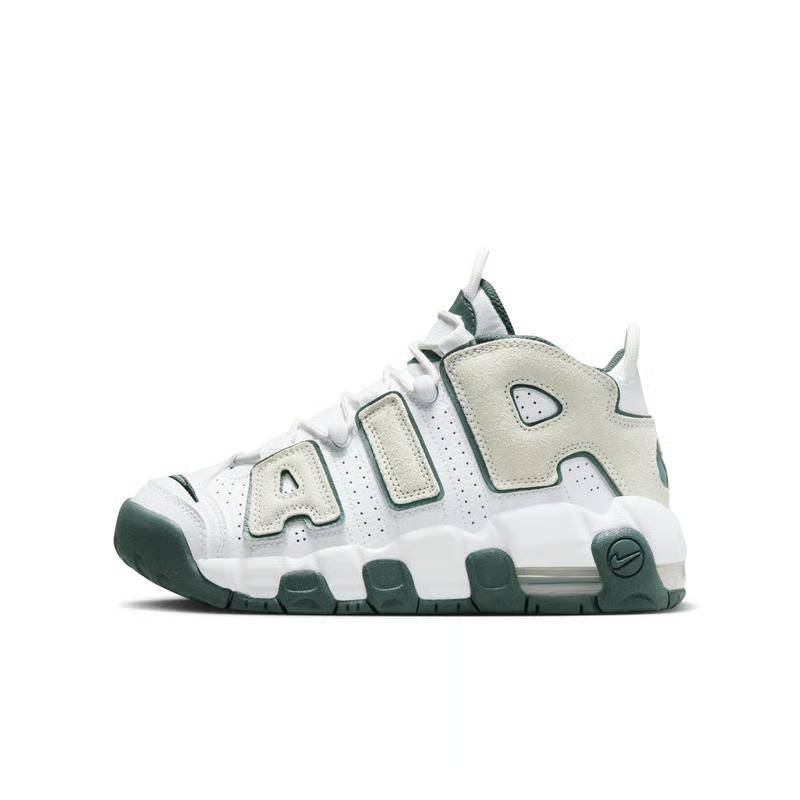 Nike Air More Uptempo GS Weiß Vintage Grün Kinder Sneaker Summit-White Sea-Glass FQ1938-100 35.5 von Joom DACH