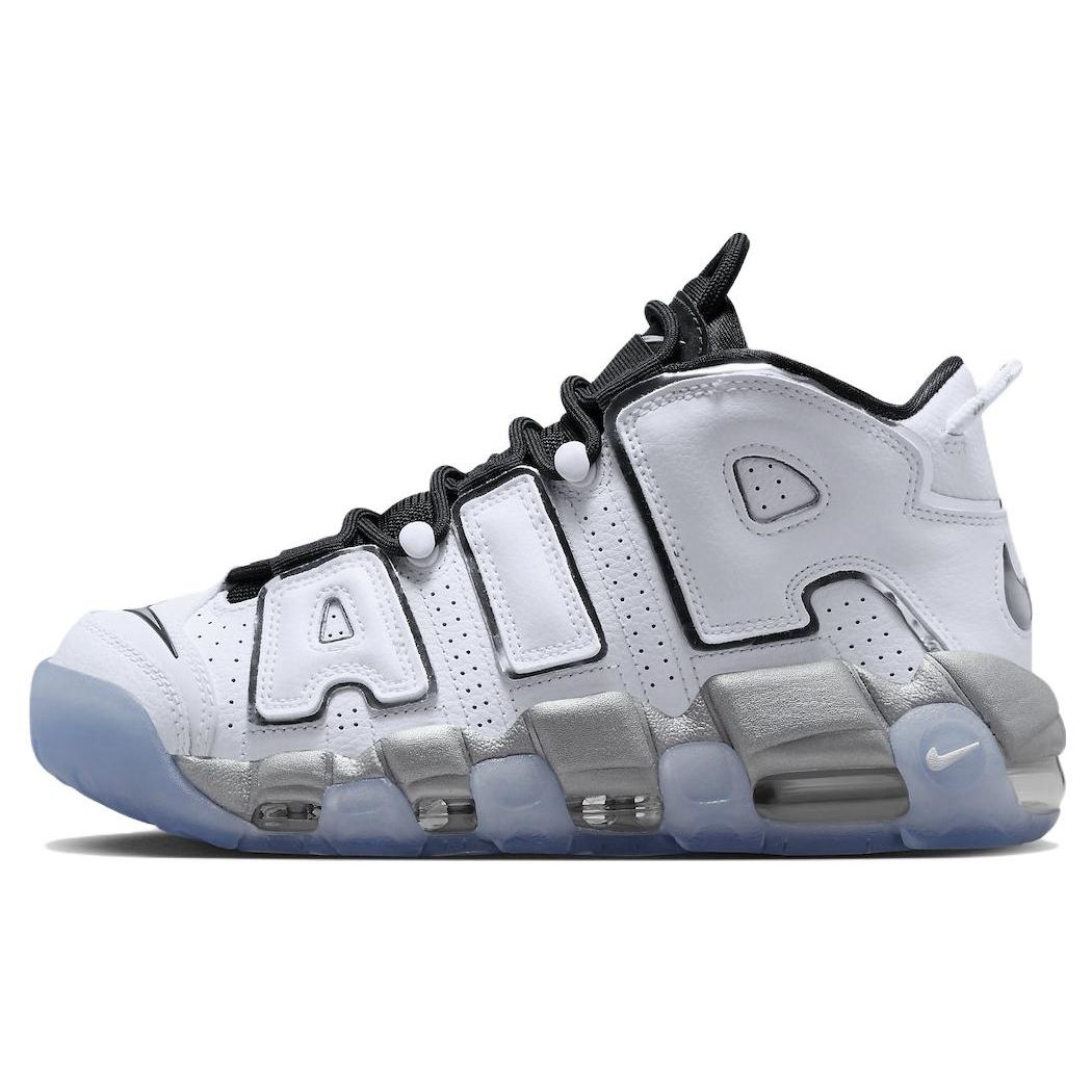Nike  Air More Uptempo White Chrome Women Sneakers Metallic-Silver Black DV7408-100 35.5 von Joom DACH