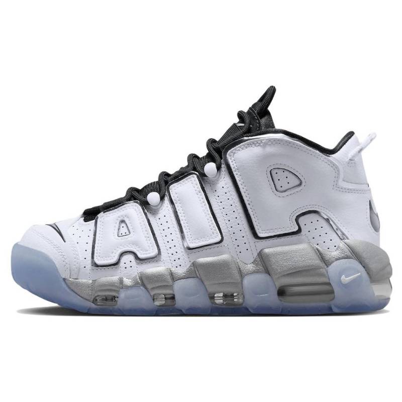 Nike  Air More Uptempo White Chrome Women Sneakers Metallic-Silver Black DV7408-100 35.5 von Joom DACH
