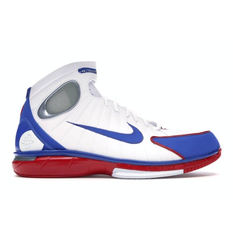 Nike Air Zoom Huarache 2K4 All-Star 2016 Herren Sneaker Weiß Game-Royal-Sport-Rot-Metallic-Silber 308475-100 41 von Joom DACH