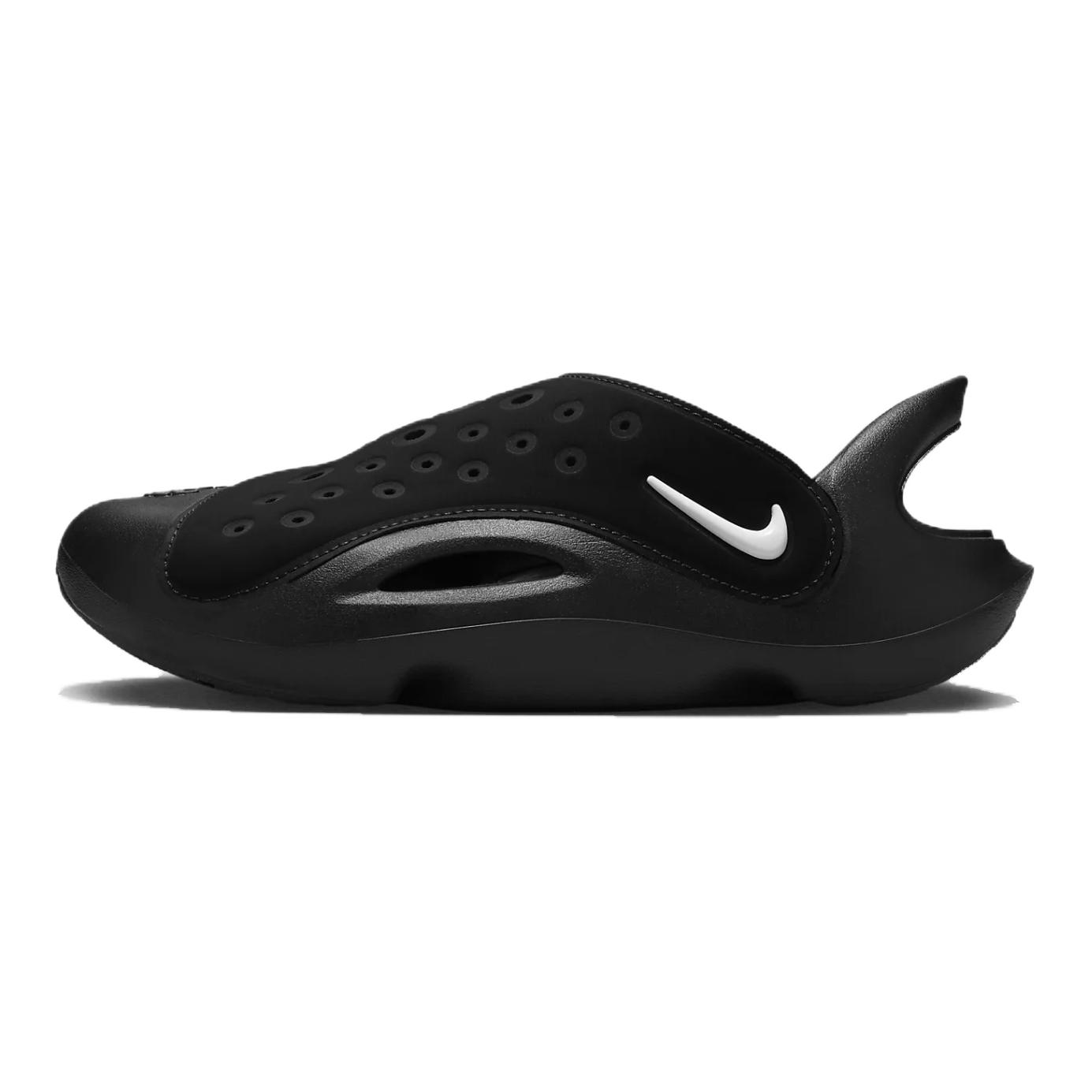 Nike Aqua Swoosh Sandale GS Schwarz Kinder Sneaker Anthrazit Weiß FV6363-002 35 von Joom DACH