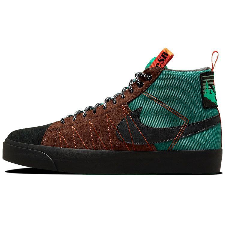 Nike Blazer Mid Premium SB Acclimate Pack - Noble Green Herren Sneakers Weiß Safety-Orange Schwarz DC8903-300 36 von Joom DACH