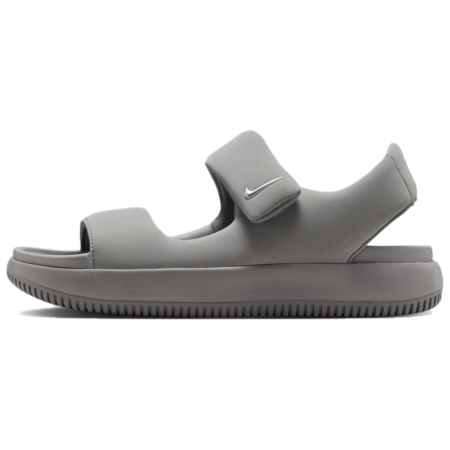 Nike Calm Bequeme Lässige Vielseitige Weiche Strandsandalen Herren Sandalen Grau FJ6044-002 45 von Joom DACH
