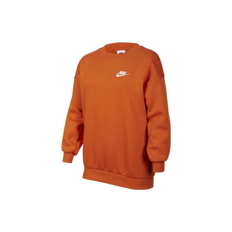Nike Club Fleece Einfarbiges Rundhals Langarm Freizeit-Sweatshirt Kinder Sweatshirt Rot Orange FD2923-893 XL von Joom DACH
