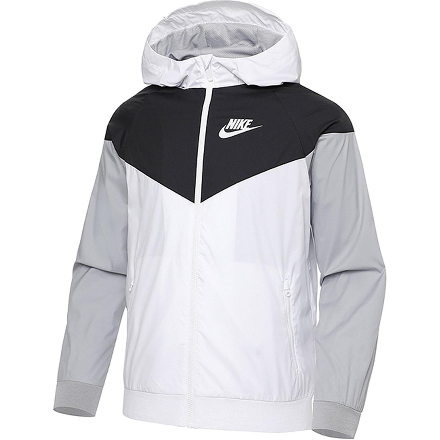 Nike Colorblock Logo Zip-Up Kapuzenjacke Kinder Oberteile 850443-102 S von Joom DACH