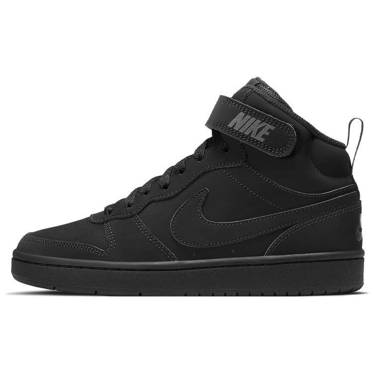 Nike Court Borough Mid 2 GS Triple Black Kinder-Sneaker CW5867-001 35.5 von Joom DACH