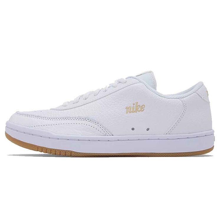 Nike Court Vintage Premium Summit White Metallic Gold Damen Sneaker Grün Gummi-Hellbraun CW1067-104 37.5 von Joom DACH