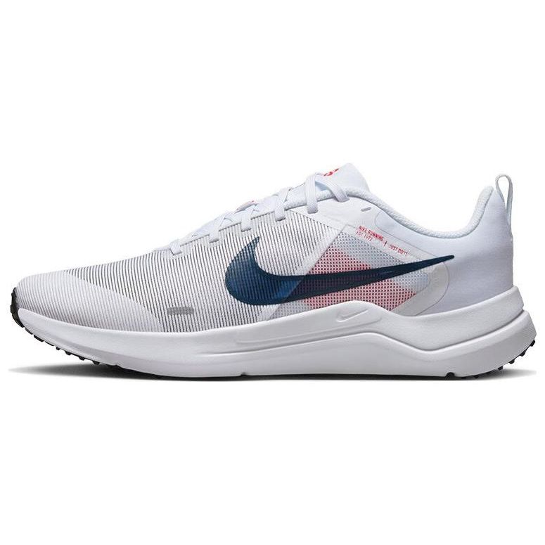 Nike Downshifter 12 Weiß Valerianblau Herren Sneaker Hellkarmesinrot DD9293-101 44 von Joom DACH