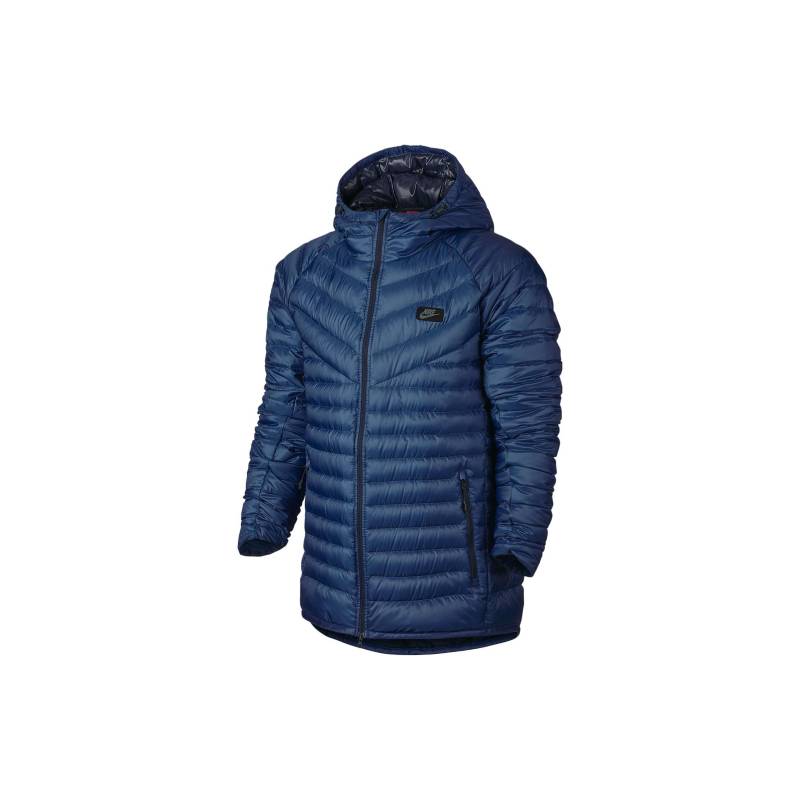 Nike Einfarbig Sportlich Lässig Training Daunenjacke Herren Oberbekleidung Blau 822861-423 M von Joom DACH
