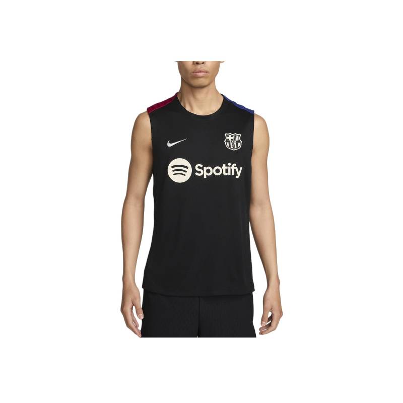 Nike FC Dri-FIT Fußball FW24 Barcelona Strike Ärmellos Bequem Rundhals Pullover Weste Herren Oberteile Schwarz HM9928-011 M von Joom DACH