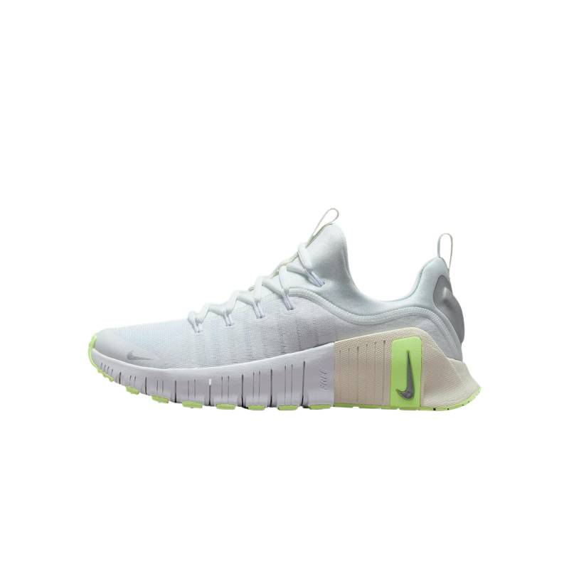 Nike Free Metcon 6 Bequeme Modische Trendige Minimalistische Stoßdämpfung Low Top Trainingsschuhe Damen Sneaker Weiß Grün FJ7126-108 35.5 von Joom DACH