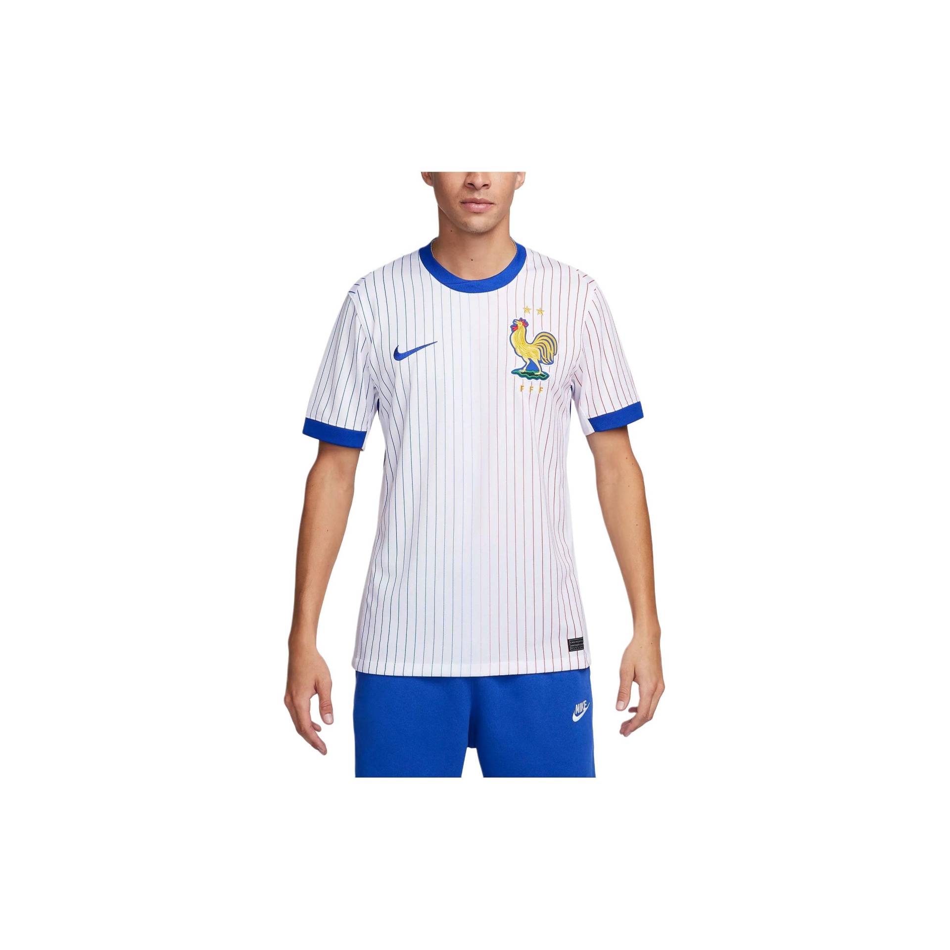 Nike Gestreiftes Rundhals Logo-Print Kurzarm Fußballtrikot Herren Tops Blau FJ4273-100 L Nike Gestreiftes Rundhals Logo-Print Kurzarm Fußballtrikot Herren Tops Blau FJ4273-100 L von Joom DACH