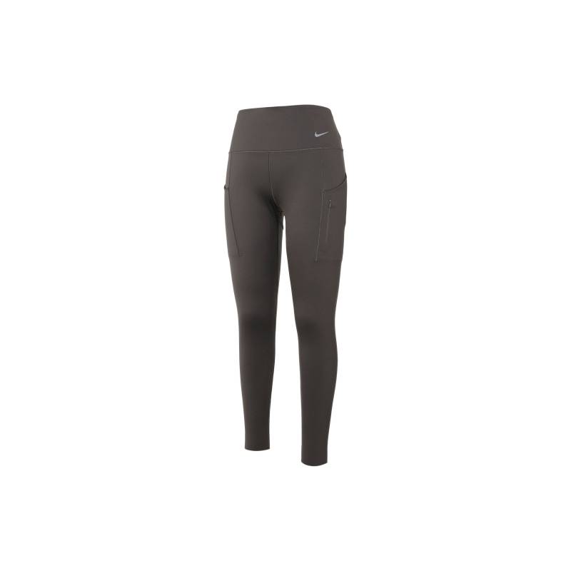 Nike Go Series Slim Fit Mid-Waist Sporthose mit Taschen Damen Unterteile Mittelgrau DQ5673-254 M von Joom DACH