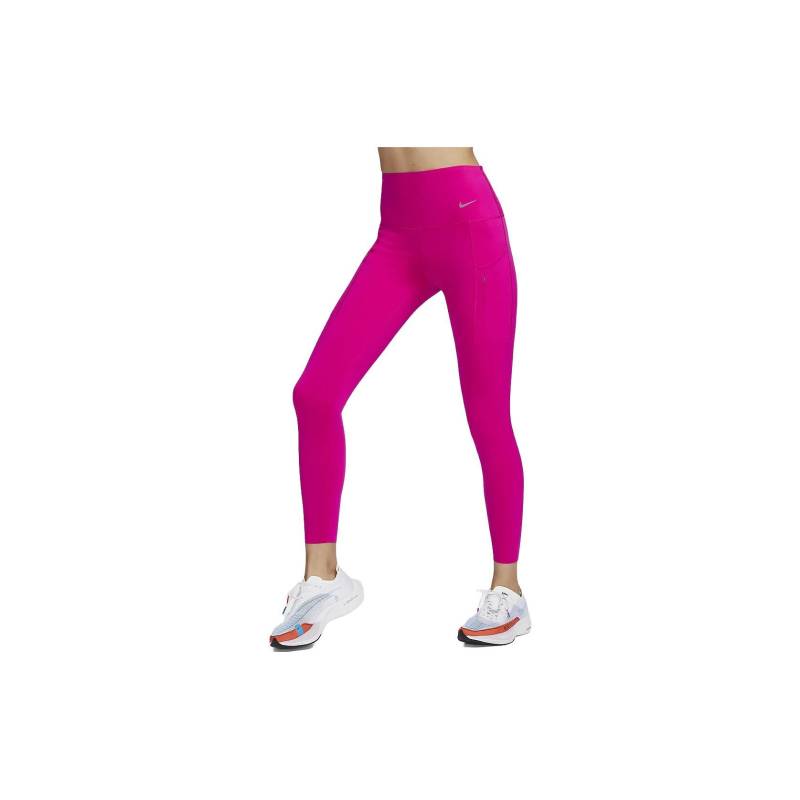 Nike Go Unleashed Series Einfarbig Hochtailliert Slim Fit Lässig Cropped Sporthose Damen Hose Himbeerrot FB8849-624 S von Joom DACH