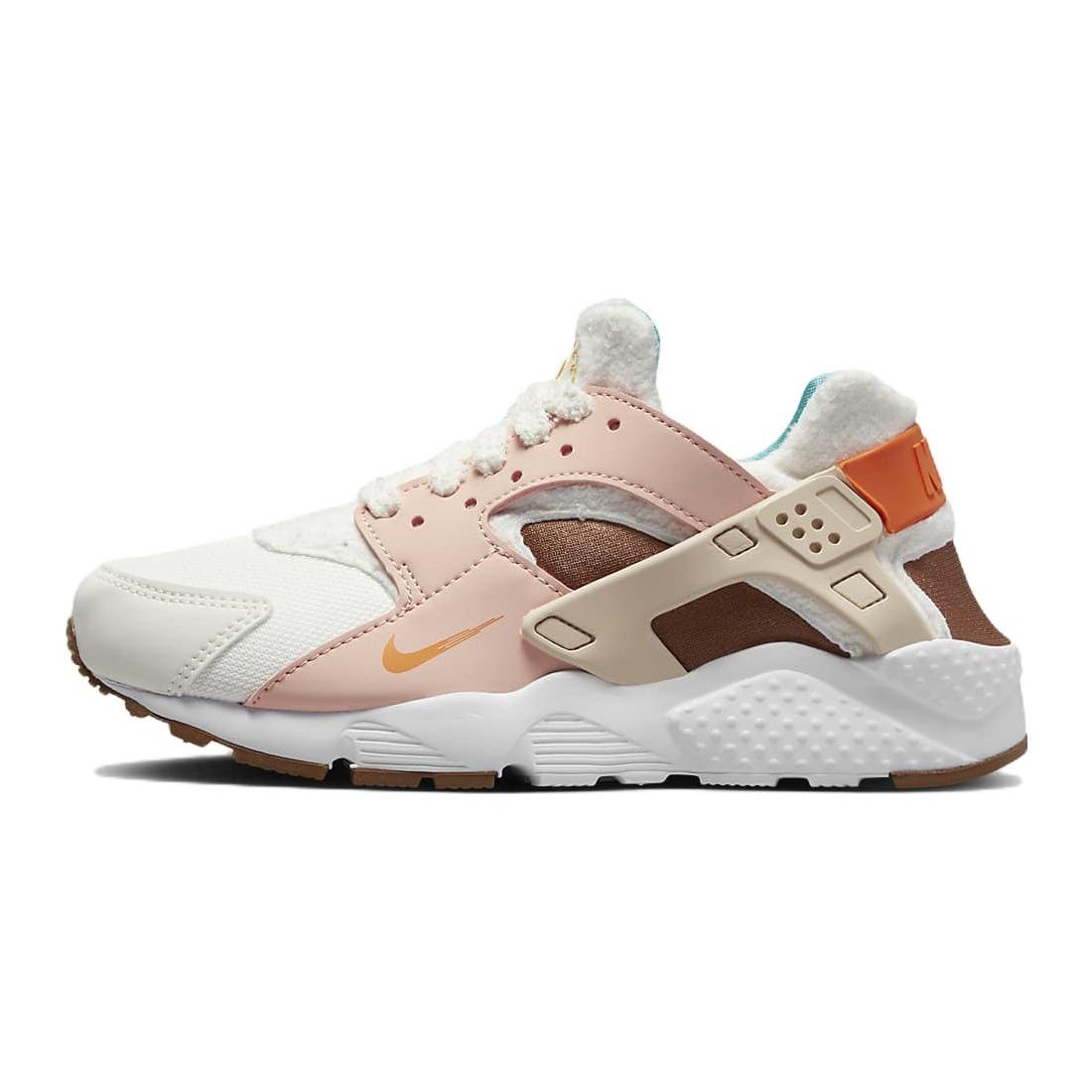 Nike Huarache Run GS Sail Safety Orange Kinder Sneaker Weiß Ale-Braun FD4632-181 37.5 von Joom DACH