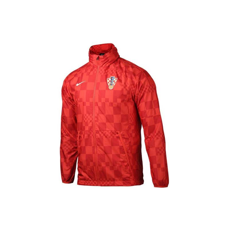 Nike Kroatien Team Wasserabweisende Fußballjacke Herren Oberbekleidung Hellrot Dunkelrot CN7065-696 L von Joom DACH