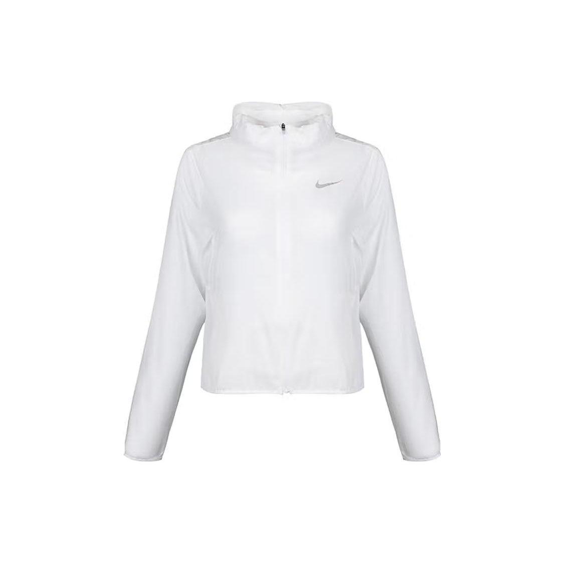 Nike Logo Einfarbig Jacke Damen Jacke Weiß AR2017-100 M von Joom DACH