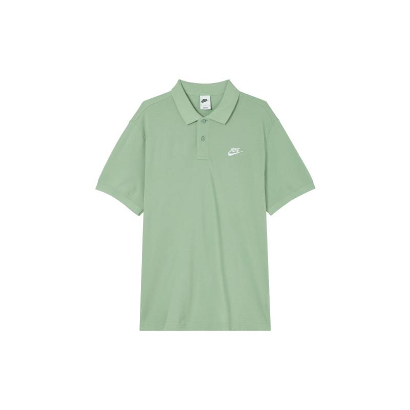 Nike Logo Bestickter Pullover Sport Kurzarm Poloshirt Herren Poloshirts Grau Grün CJ4457-006 XL von Joom DACH