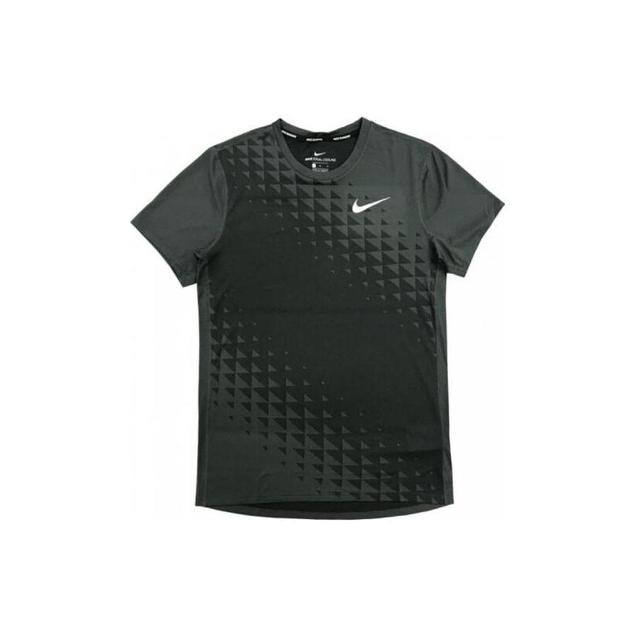 Nike Logo Print Color Block Rundhals Sport Kurzarm T-Shirt Herren Tops Dunkelgrau 933677-060 S von Joom DACH