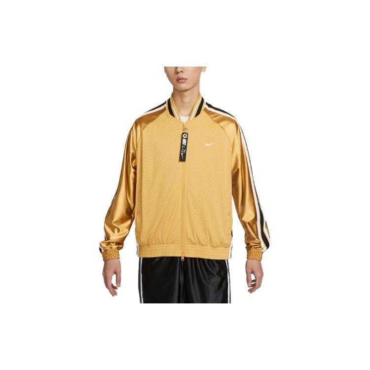 Nike Logo Print Gestreift Colorblock Basketballjacke Herren Jacken Beige DX0348-725 M von Joom DACH