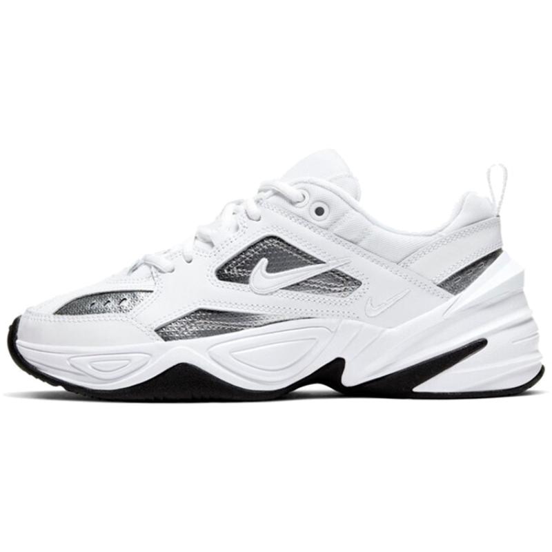 Nike M2K Tekno Weiß Metallic Silber Schwarz Damen Chunky Sneaker CJ9583-100 38 von Joom DACH