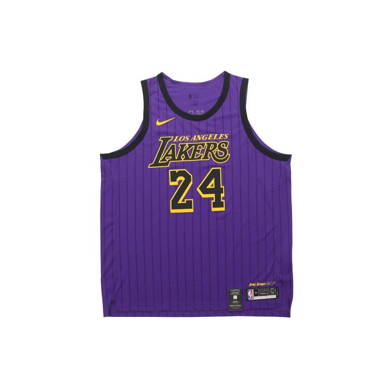 Nike NBA Los Angeles Lakers City Edition Trikot 2018-19, Authentische Spielerversion Herren Trikot Lila AV3696-505 S von Joom DACH