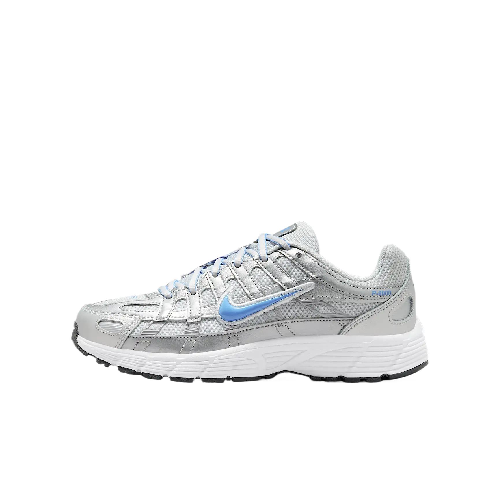 Nike P-6000 GS Metallic-Platin Universitätsblau Kinder-Sneaker Silber Rein-Platin Metallic-Silber HV5064-007 32 von Joom DACH