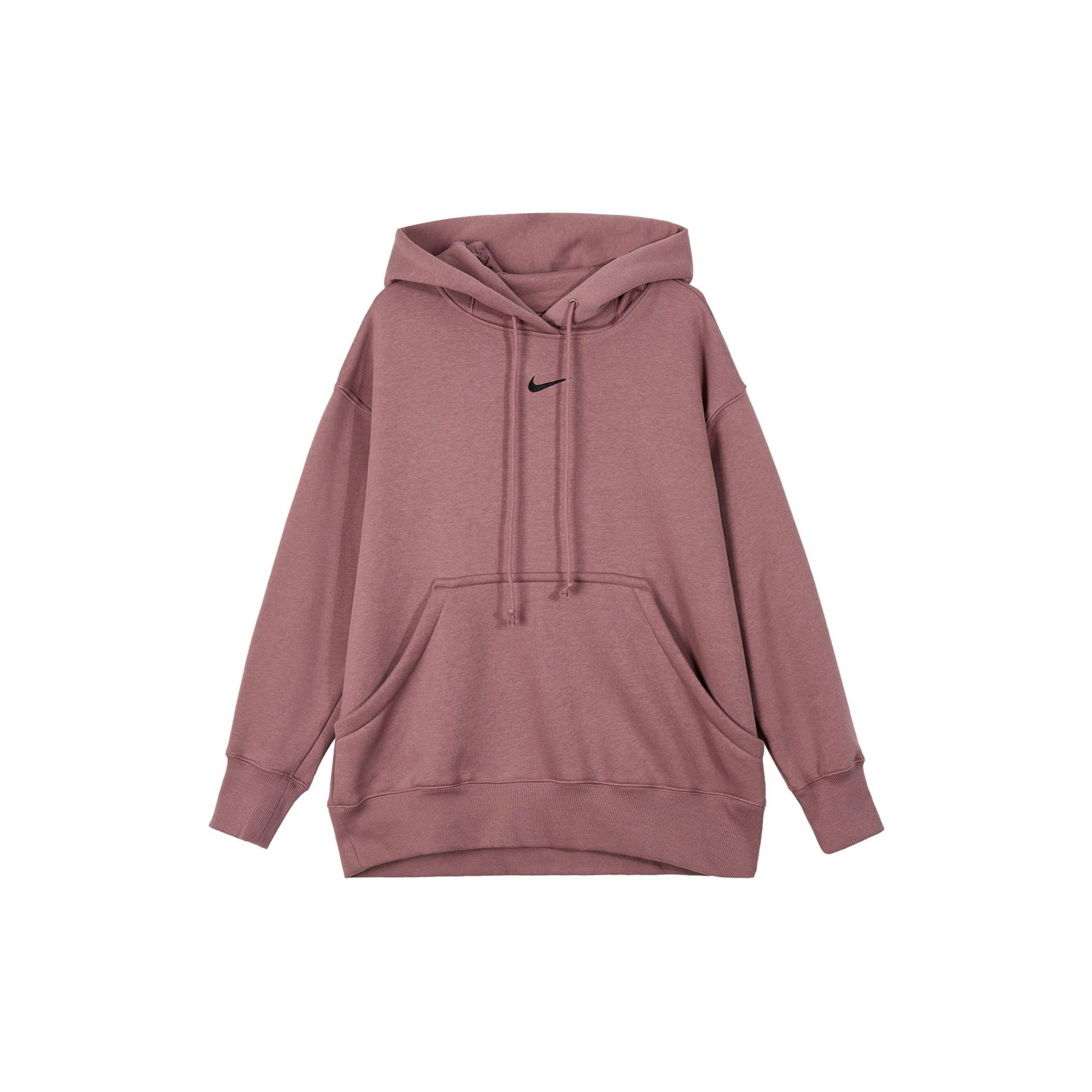 Nike Phoenix Fleece Hoodie Damen Oberteile Rauchgrau Lila DQ5861-208 L von Joom DACH