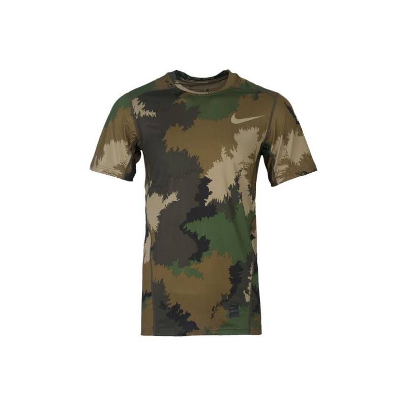 Nike Pro NP Hprcl Top Ss Fttd Aop Pullover Strick Sport Kurzarm T-Shirt Herren Tops 801805-325 L von Joom DACH