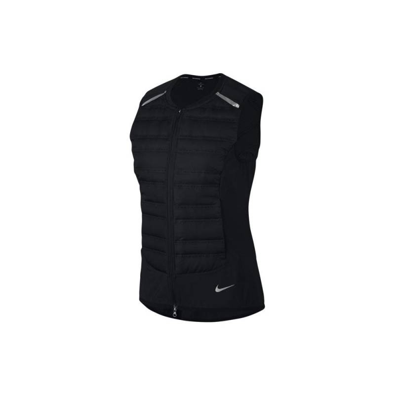 Nike Running Series Color Block Reißverschluss Mesh Reflektierende Weste Damen Westen Schwarz 856638-010 L von Joom DACH