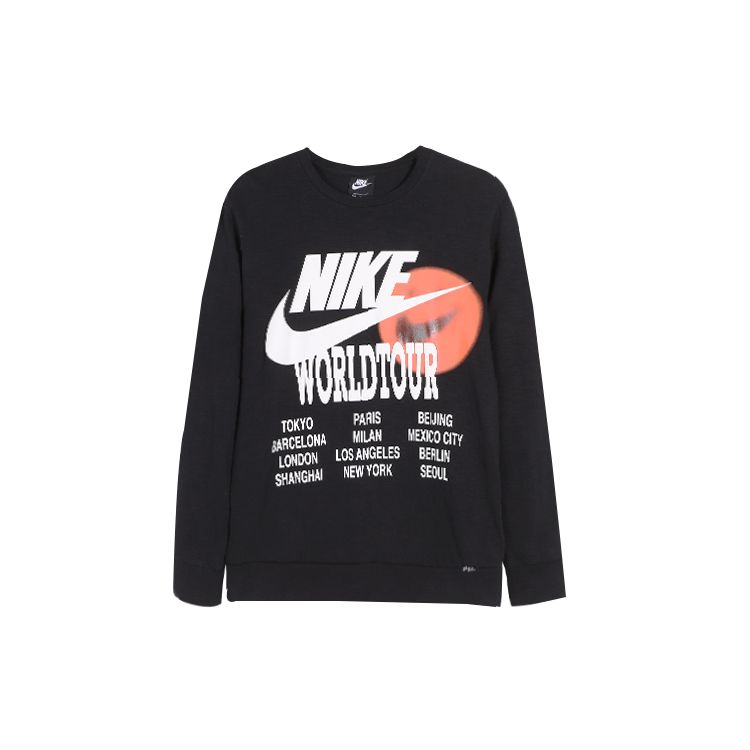 Nike Sport Casual Sweatshirt mit Rundhalsausschnitt und Buchstabenmuster für Herren, Oberteile, Schwarz DA0630-010 L Nike Sport Casual Sweatshirt mit Rundhalsausschnitt und Buchstabenmuster für Herren, Oberteile, Schwarz DA0630-010 L von Joom DACH