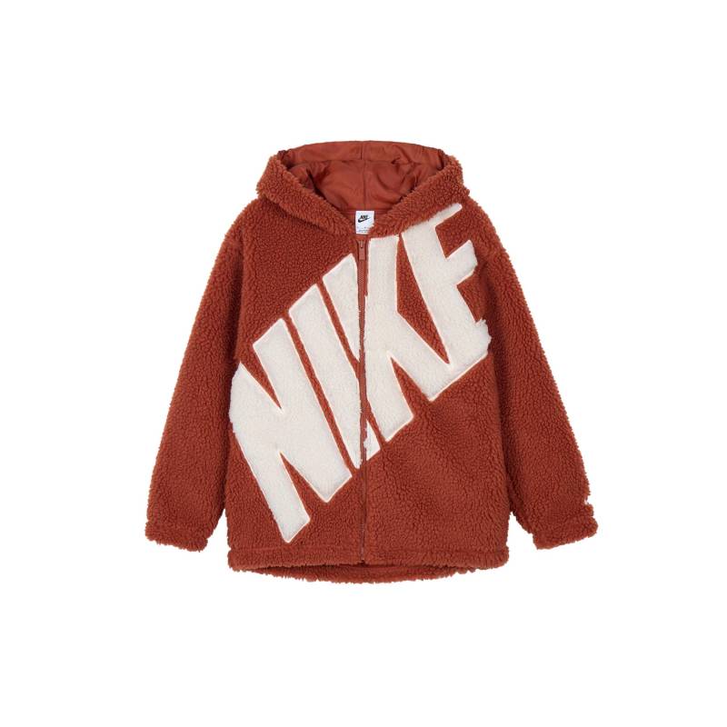 Nike Sportswear FW23 Alphabet Kapuzen-Fleecejacke mit Reißverschluss Damen Oberbekleidung Rot FB8696-832 M von Joom DACH