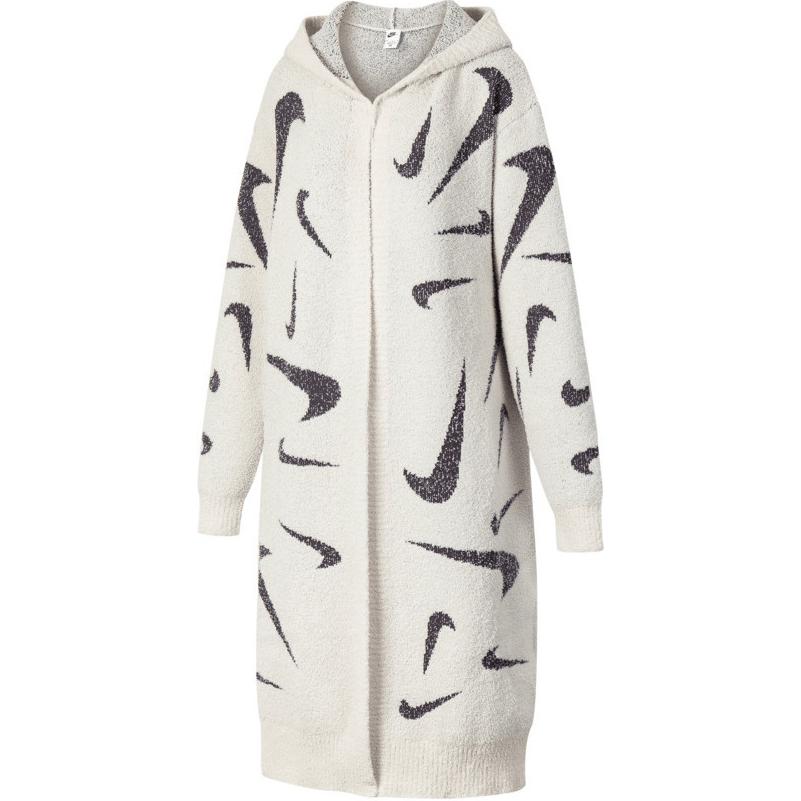 Nike Sportswear Phoenix Cozy Bouclé Allover-Print Kapuzenpullover Locker Lange Strickware Damen Tops Hell-Rotholzbraun FD4283-104 XL von Joom DACH