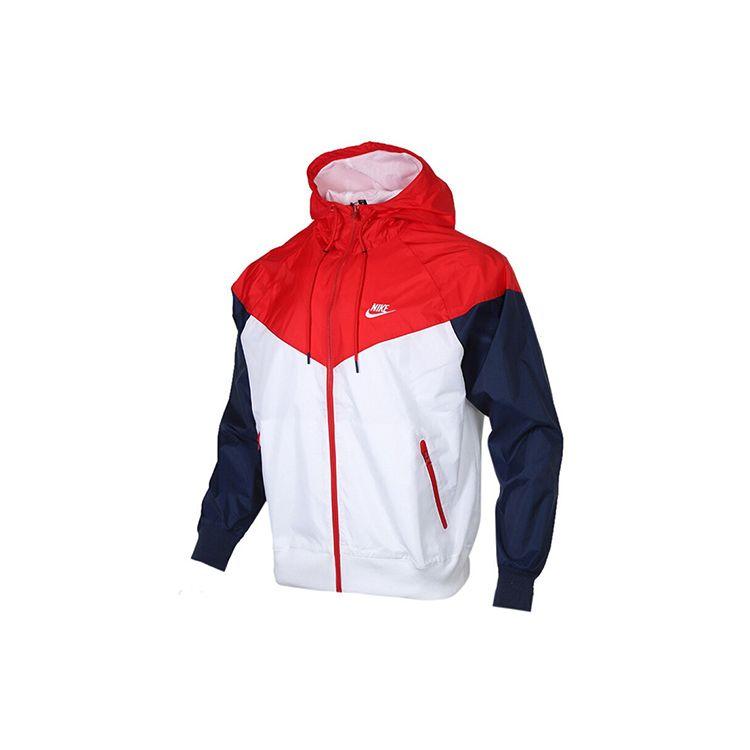 Nike Sportswear Windrunner Colorblock Kapuzenjacke Herren Jacken Rot Weiß AR2192-104 XL Nike Sportswear Windrunner Colorblock Kapuzenjacke Herren Jacken Rot Weiß AR2192-104 XL von Joom DACH
