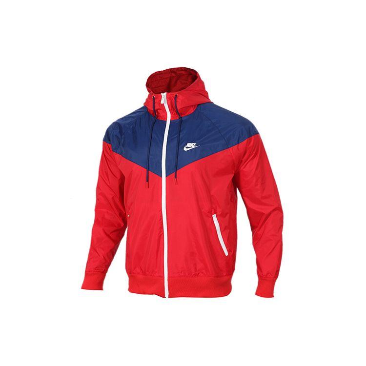 Nike Sportswear Windrunner Kapuzenjacke Herren Jacken Rot Blau AR2192-657 L von Joom DACH