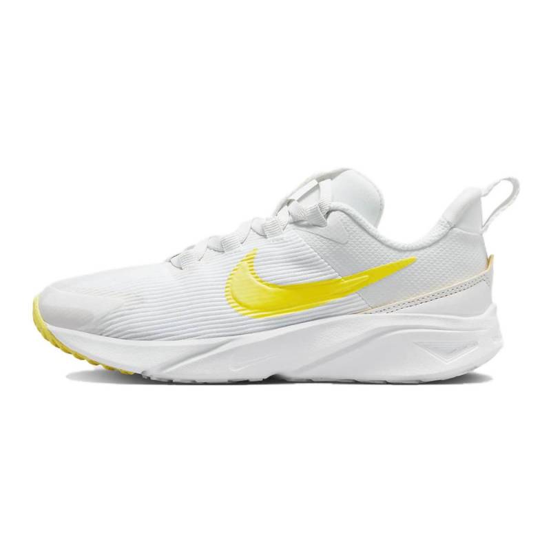 Nike Star Runner 4 PS Summit White Opti Yellow Kinder-Sneaker Vivid-Sulfur DX7614-101 28 von Joom DACH