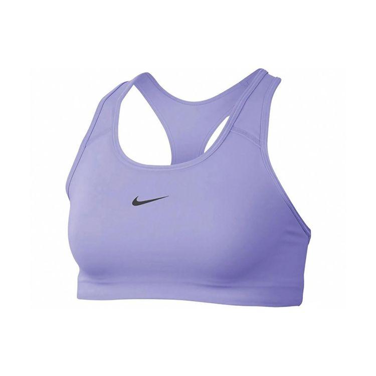 Nike Swoosh Mittlerer Halt Einfarbig Sport-BH Damen Unterwäsche Hell-Distel BV3637-569 S von Joom DACH