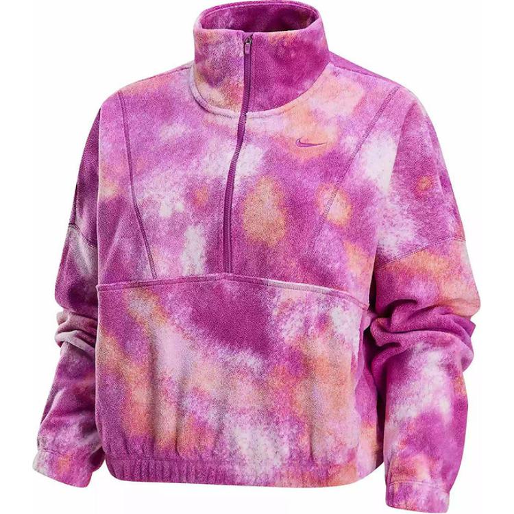 Nike Therma-Fit One Lässiges Warmes Stehkragen Halb-Reißverschluss Sweatshirt Damen Sweatshirt FZ6970-518 S von Joom DACH