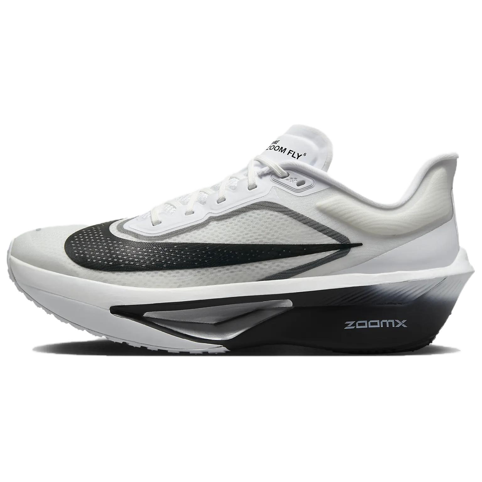 Nike Zoom Fly 6 Weiß Schwarz Herren Sneaker Rauchgrau Metallic-Silber FN8454-100 44.5 von Joom DACH