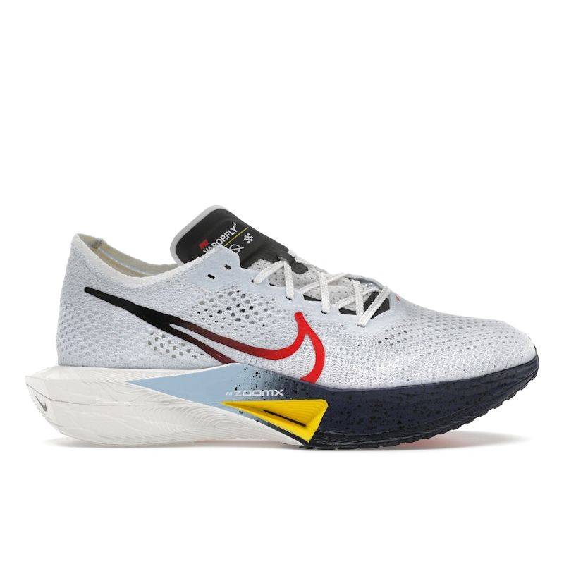 Nike ZoomX VaporFly Next% 3 Pure Platinum Psychic Blue Herren Sneaker Grau Weiß Speed-Rot HJ9079-100 40 von Joom DACH
