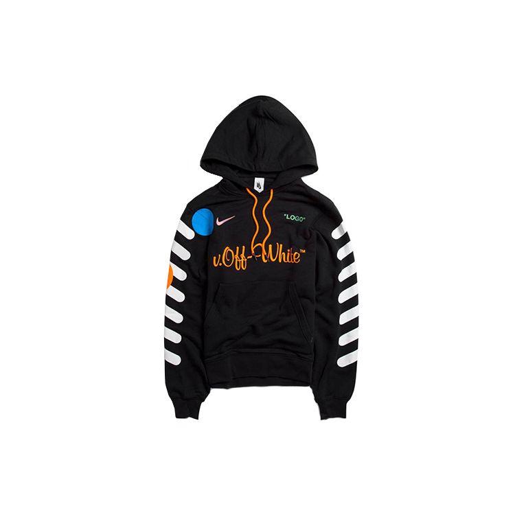 Nikelab x Off-White Mercurial NRG X Hoodie Schwarz/Total Orange Herren Oberteile AA3257-010 M von Joom DACH