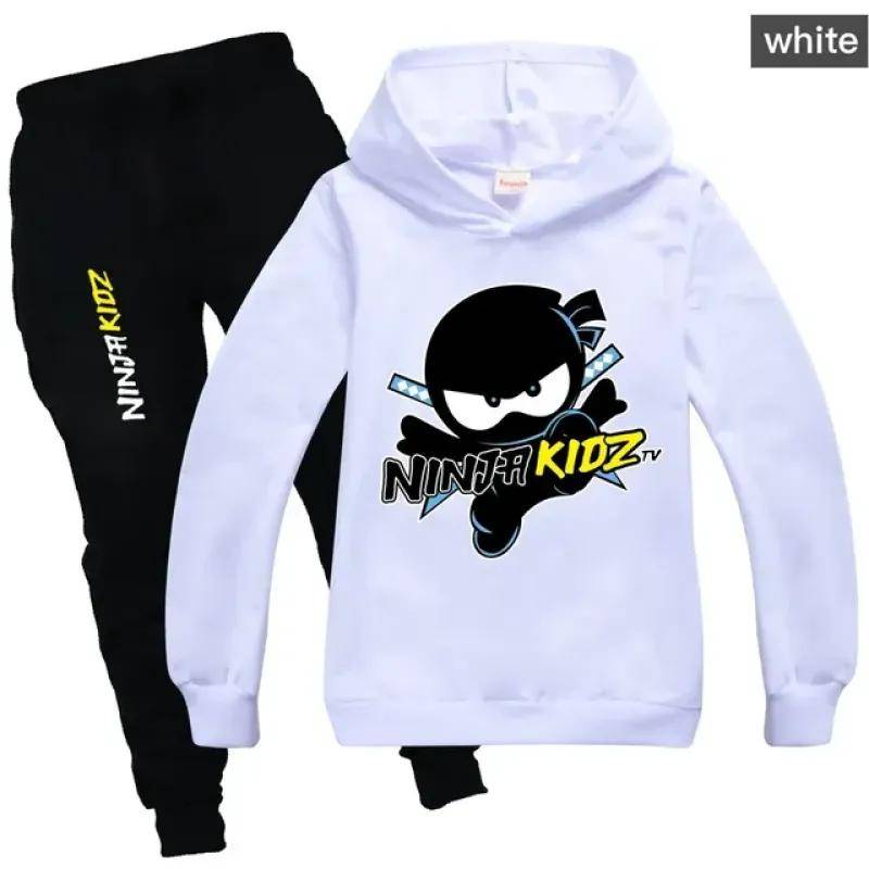 Ninja Jungen Kleidung Set Frühling Herbst Mode Hoodies Trainingsanzug NINJA KIDZ Kapuzen T-Shirt Anzug Kinder Kind Mädchen Sweatshirt 100 von Joom DACH