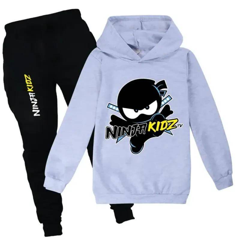 Ninja Jungen Kleidung Set Frühling Herbst Mode Hoodies Trainingsanzug NINJA KIDZ Kapuzen T-Shirt Anzug Kinder Kind Mädchen Sweatshirt 150 von Joom DACH