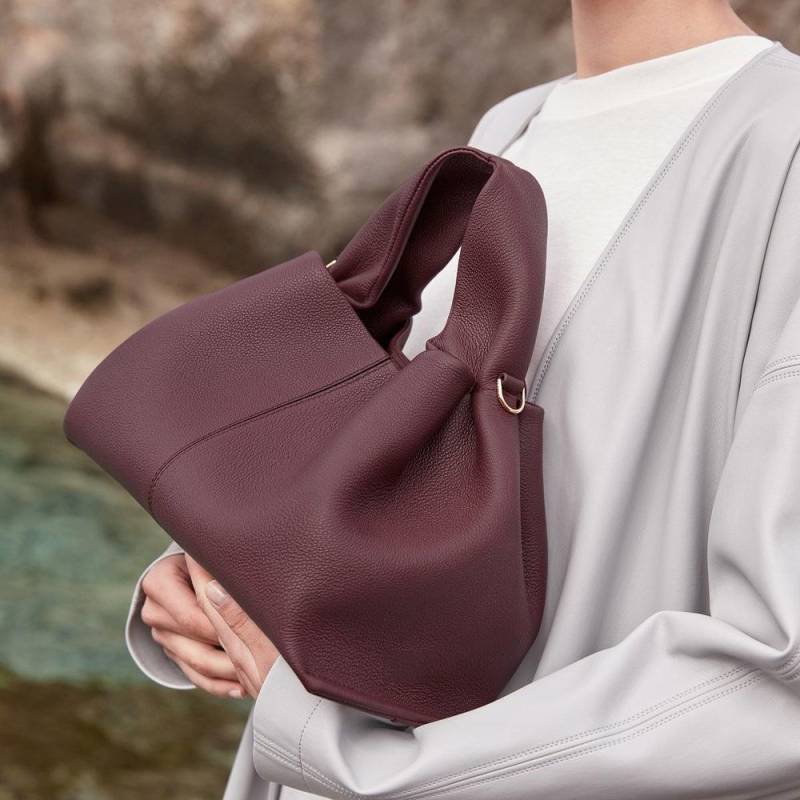 Nische Design Wolkenknödel Damen Vielseitige Weiche Lunchbox Schulter Umhängetasche von Joom DACH