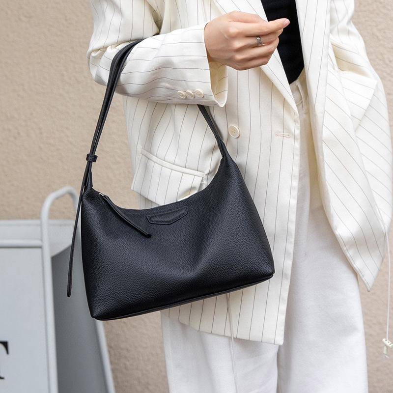 Nischendesign Leder Unterarmtasche Damen Umhängetasche All-in-One-Umhängetasche 28*23*11CM von Joom DACH