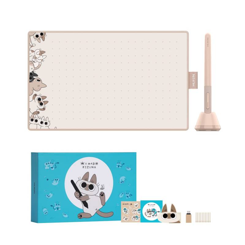 Nobeko HUION Stifttablett Collaboration Pen Tab Board Tab Geschenk Digitales Zeichnen wie Zeichnen auf Papier Kein Aufladen des Stifts nötig 8192 Stiftdruckstufen von Joom DACH