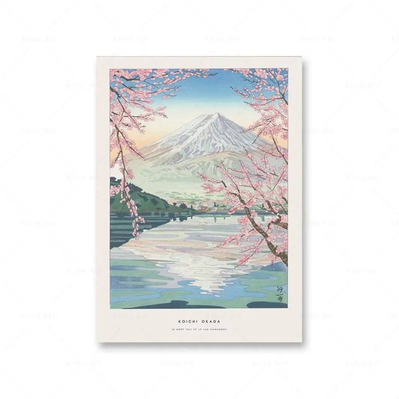 Nordic Hokusai Ohara Koson Japan Stil Welle Wand Kunst Leinwand Malerei Poster Und Drucke Wand Bilder Für Wohnzimmer Wohnkultur 30x40cm No Framed von Joom DACH