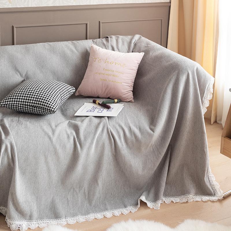 Nordic Ins Chenille Sofa Handtuch All-inclusive Volle Abdeckung Sofa Abdeckung Tuch Rutschfeste Sofa Kissen 180*150cm von Joom DACH