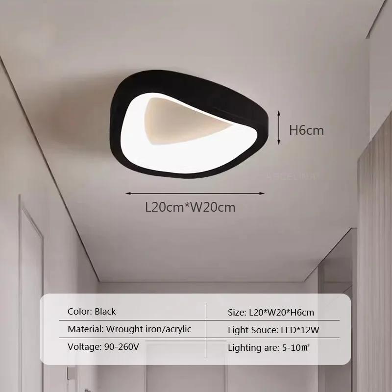 Nordic LED Decke Lampe Für Wohnzimmer Esszimmer Schlafzimmer Gang Garderobe Balkon Decke Kronleuchter Indoor Decor Leuchten Cool White von Joom DACH